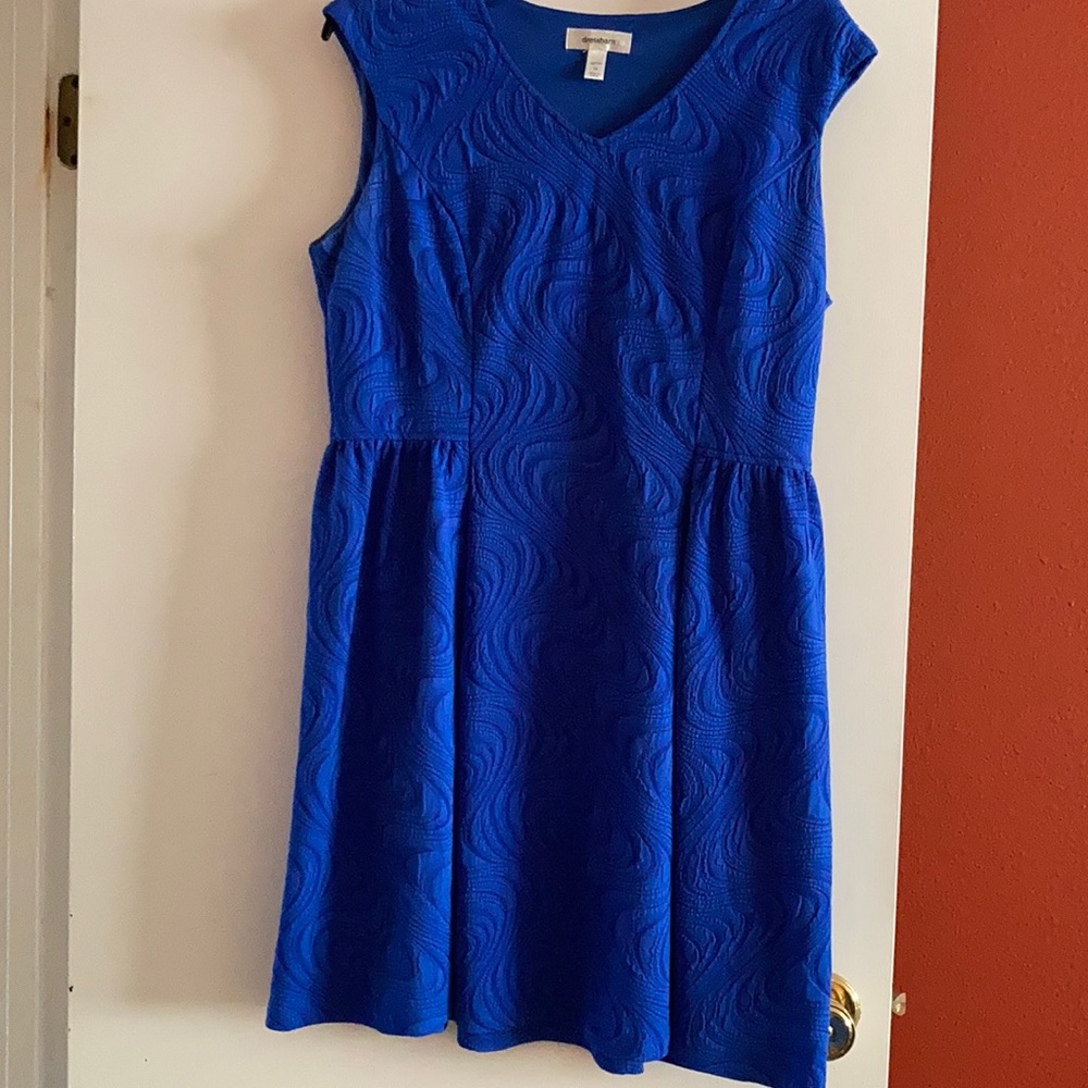 Royal blue dress